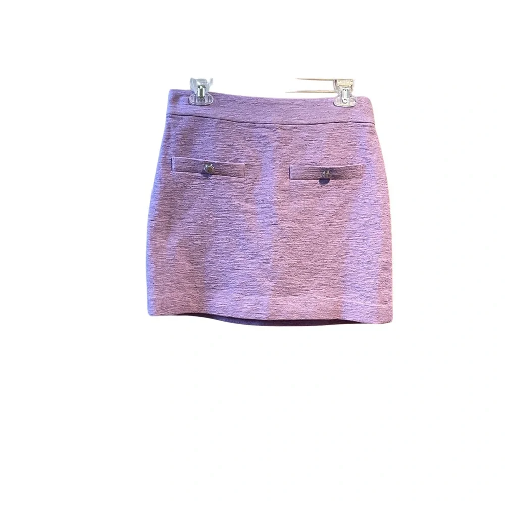 NEW Veronica Beard Lavendar Emar Mini Skirt Size 6 - Picture 10 of 14